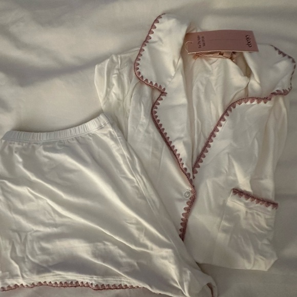 Eberjey Frida Tencel Modal Shortie Short PJ Set - Picture 5 of 6